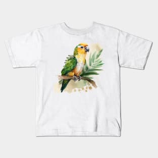 A nice white bellied caique Kids T-Shirt